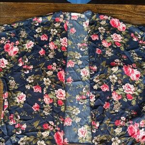 Lightweight Open Floral Cardigan (128)